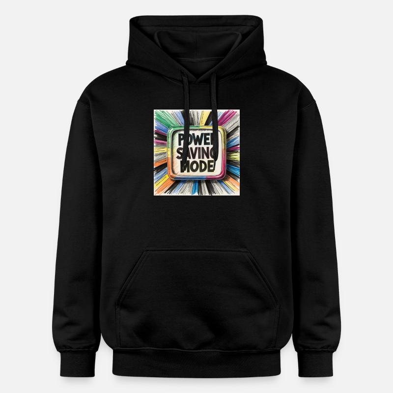 Mode d’économie d’énergie - Sweat à capuche Softstyle® Gildan Unisexe - noir