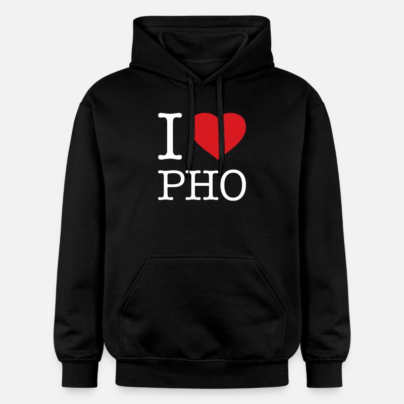 J’ADORE PHO - Sweat à capuche Softstyle® Gildan Unisexe - noir