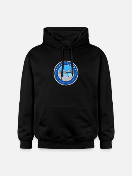 Pigeons know their reflection - Gildan Unisex Softstyle® Midweight Hoodie - black