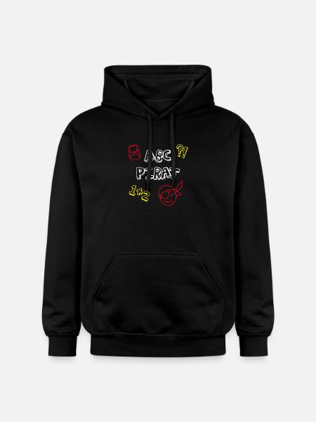ABC Pirate School Enrollation School Comic Kids Celebration - Sweat à capuche Softstyle® Gildan Unisexe - noir