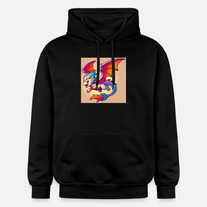 dragon - Sweat à capuche Softstyle® Gildan Unisexe - noir