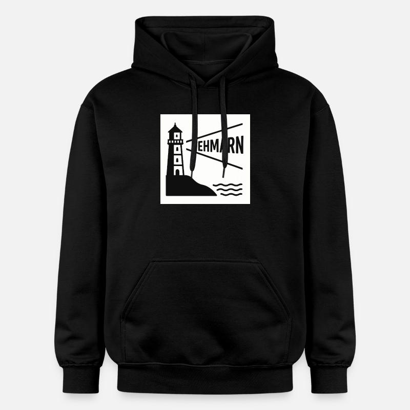 Fehmarn - Sweat à capuche Softstyle® Gildan Unisexe - noir