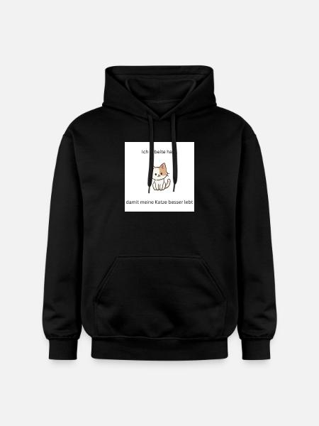 Everything for your cat - Gildan Unisex Softstyle® Midweight Hoodie - black