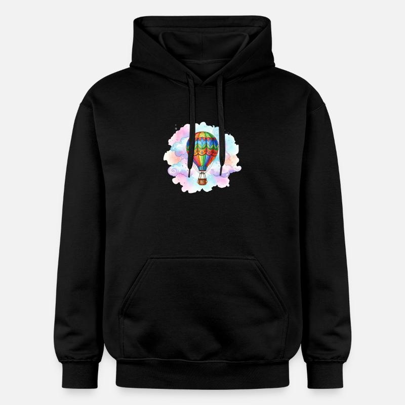 Ballon - Sweat à capuche Softstyle® Gildan Unisexe - noir