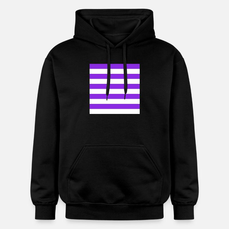 Les rayures - Sweat à capuche Softstyle® Gildan Unisexe - noir