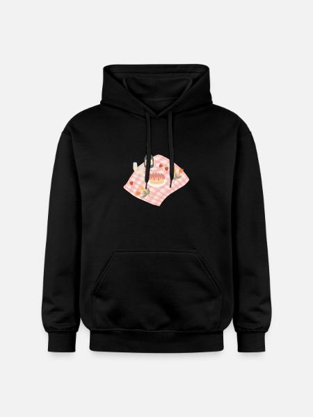 Feier Picknick Party Design - Gildan Unisex Softstyle® Midweight Hoodie - Schwarz
