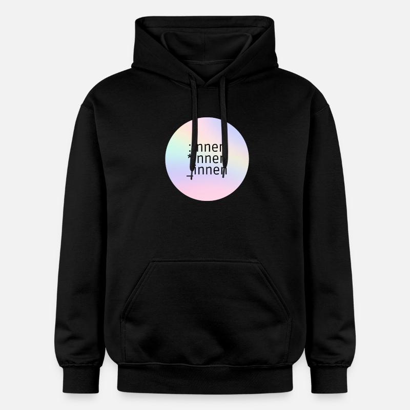 *innen_innen - Sweat à capuche Softstyle® Gildan Unisexe - noir