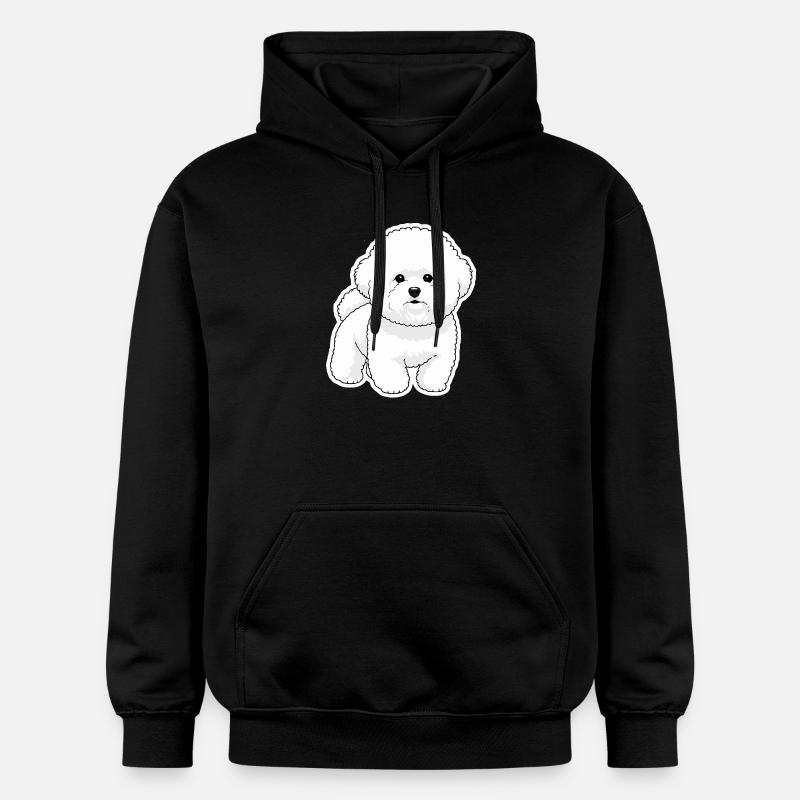 Bichon Mignon  - Sweat à capuche Softstyle® Gildan Unisexe - noir