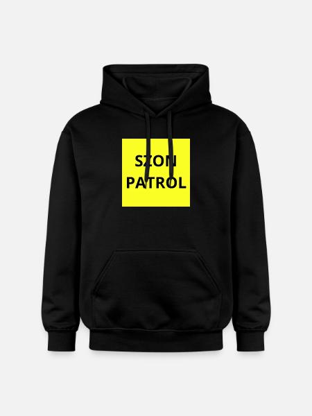 SZON_PATROL - Gildan Unisex Softstyle® Midweight Hoodie - black