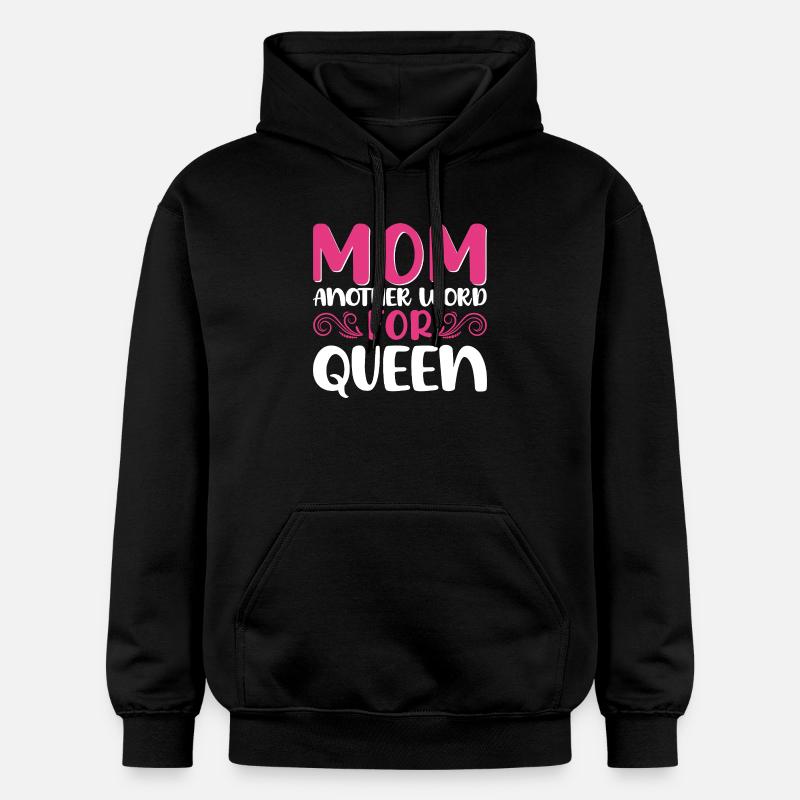 Reine Mère Disant Design - Sweat à capuche Softstyle® Gildan Unisexe - noir