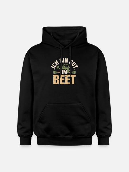 Garten - ich bin gut im Beet - Gildan Unisex Softstyle® Midweight Hoodie - Schwarz