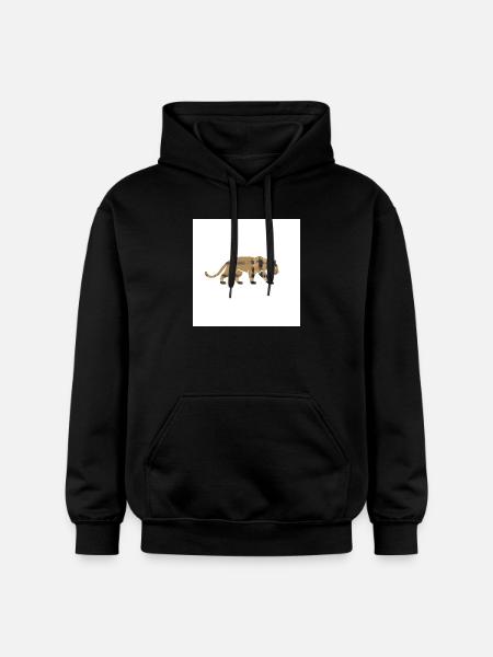 VisionWear Panther Plaid – Luxury Pattern Design - Gildan Unisex Softstyle® Midweight Hoodie - black