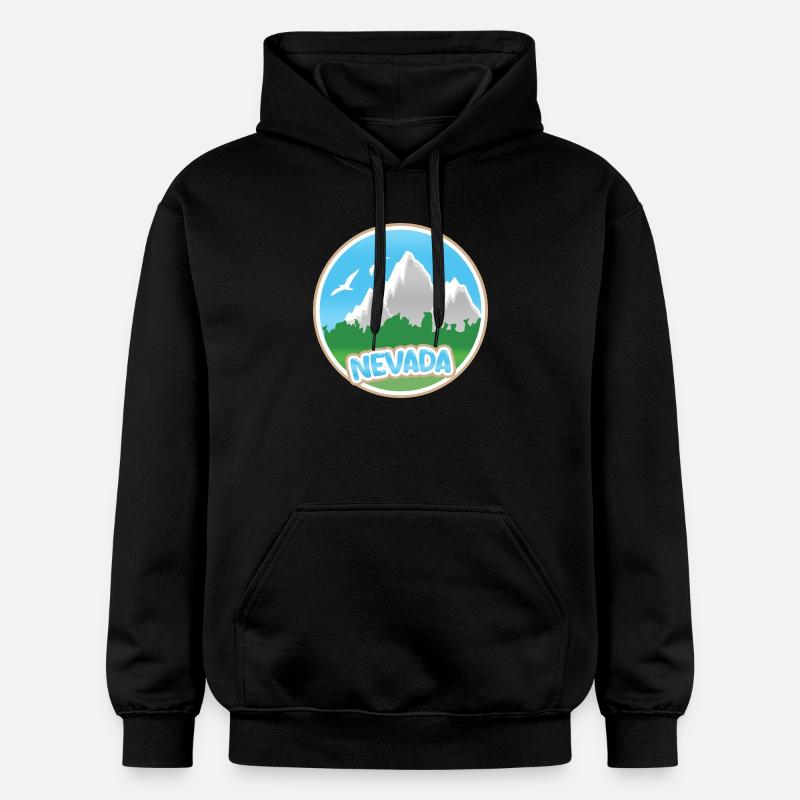 Nevada en tant que Nevada - Sweat à capuche Softstyle® Gildan Unisexe - noir