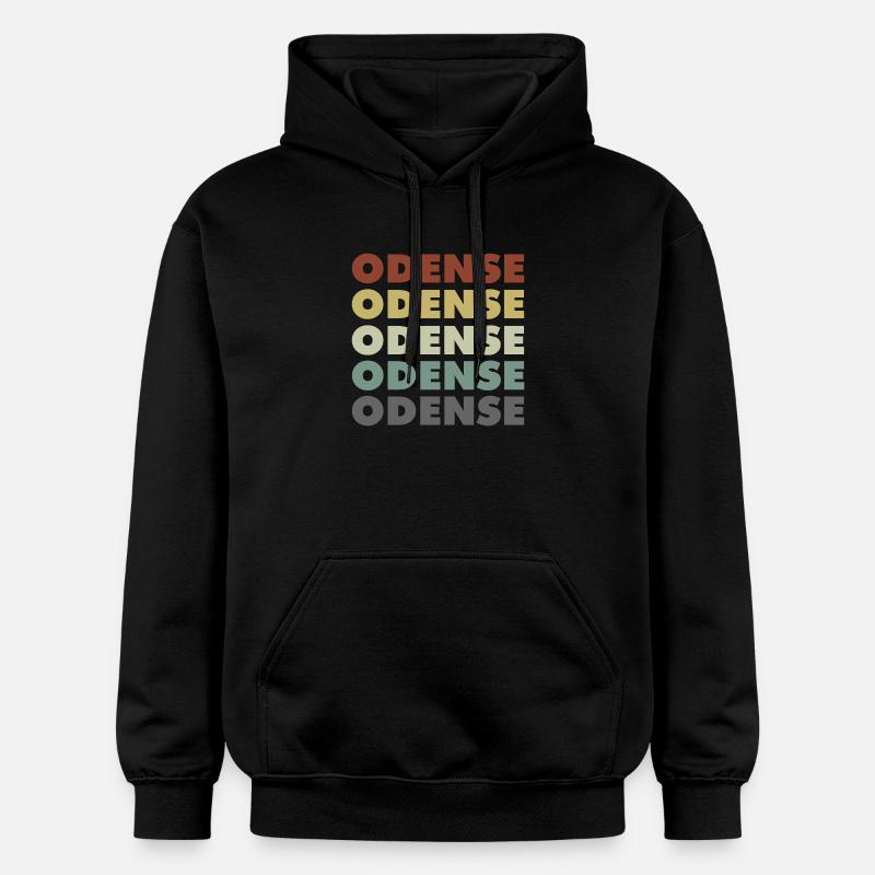 Odense - Danemark - Danemark - Scandinavie - Sweat à capuche Softstyle® Gildan Unisexe - noir
