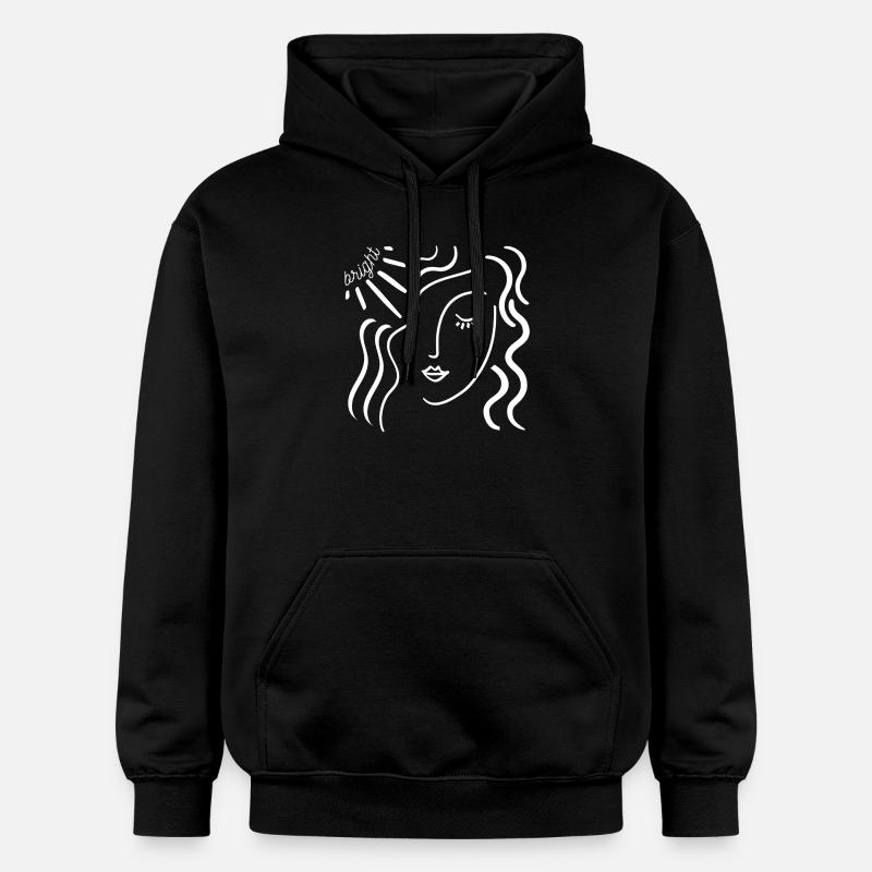 brillant - Sweat à capuche Softstyle® Gildan Unisexe - noir