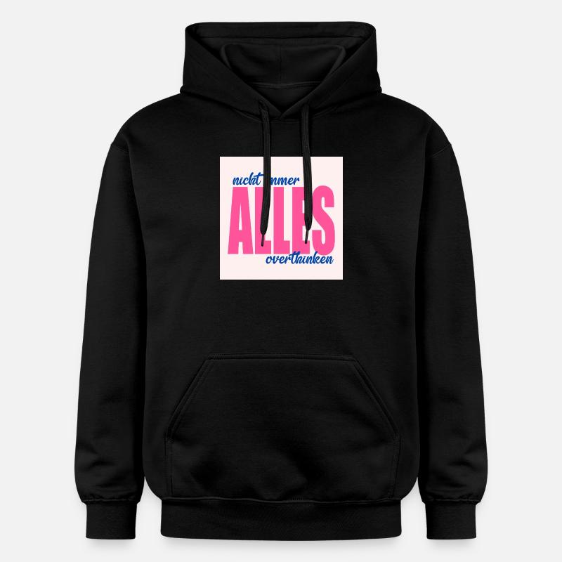 Dictons réfléchis Pensées - Sweat à capuche Softstyle® Gildan Unisexe - noir