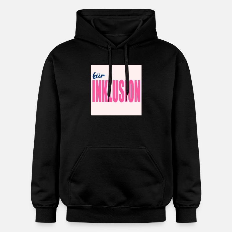 POUR L’INCLUSION - Sweat à capuche Softstyle® Gildan Unisexe - noir