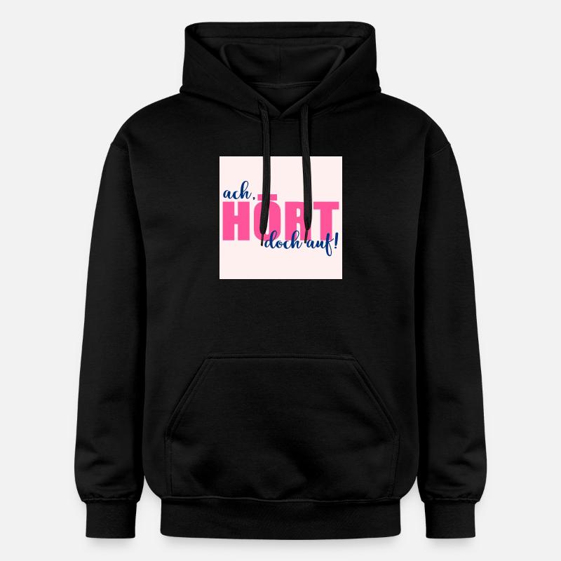 ARRÊTEZ DE DIRE - Sweat à capuche Softstyle® Gildan Unisexe - noir
