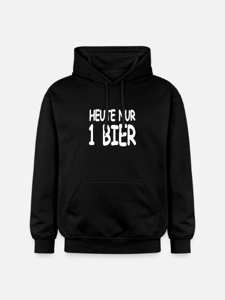 Bier - Gildan Unisex Softstyle® Midweight Hoodie - Schwarz