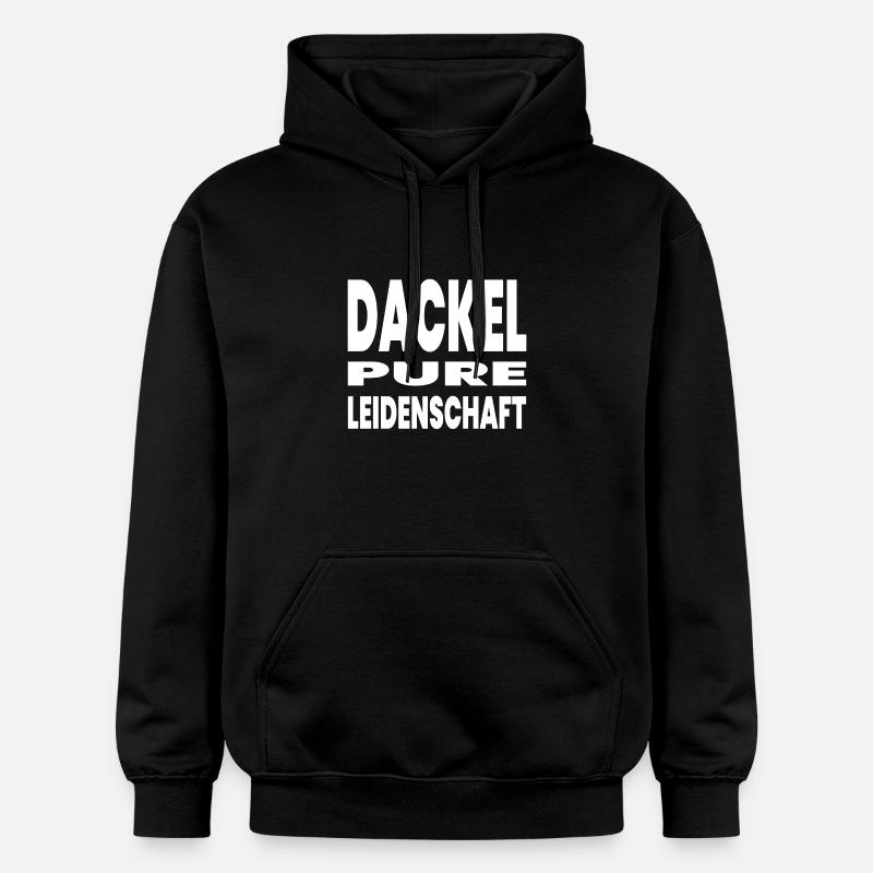 Dackel - Gildan Unisex Softstyle® Midweight Hoodie - Schwarz