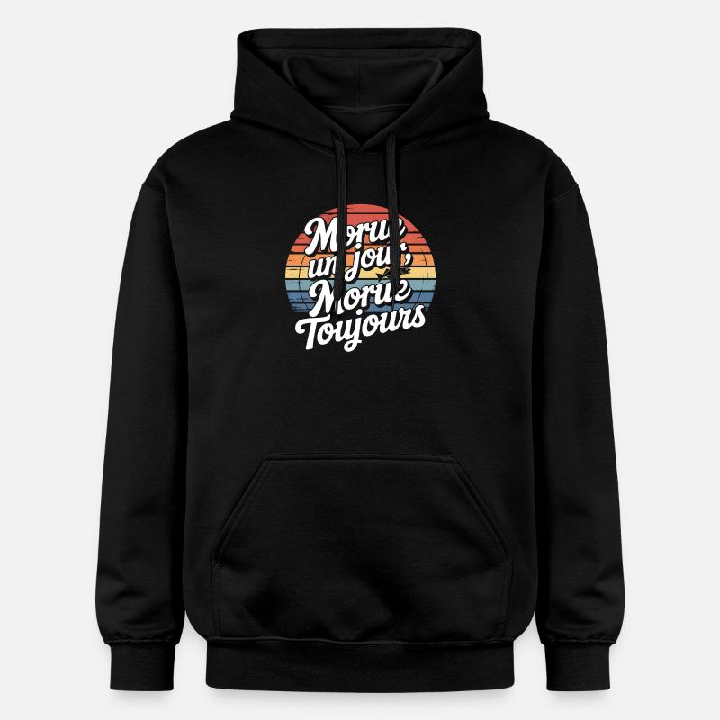 Cod One Day Always - Gildan Unisex Softstyle® Midweight Hoodie - black