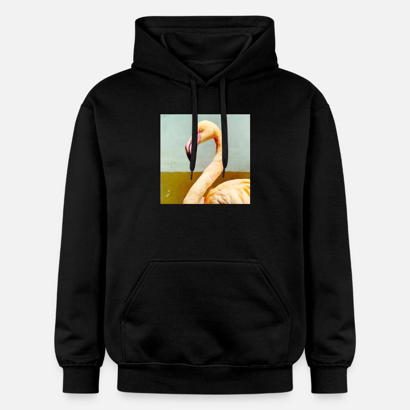 Flamant - Sweat à capuche Softstyle® Gildan Unisexe - noir