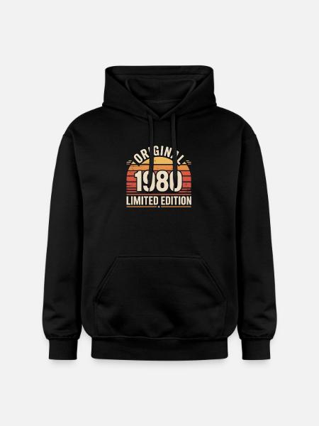 Original 1980 Edition Limitée - Sweat à capuche Softstyle® Gildan Unisexe - noir