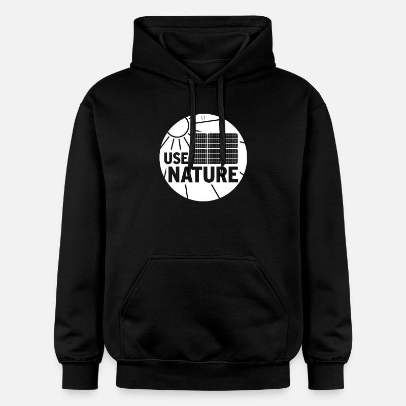 UTILISEZ LA NATURE - Sweat à capuche Softstyle® Gildan Unisexe - noir