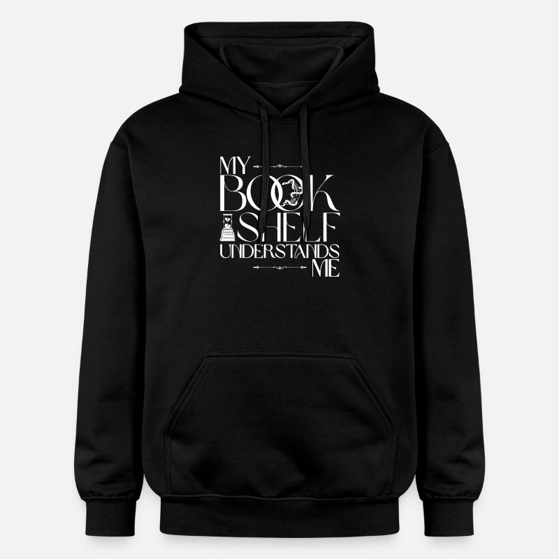 Ma bibliothèque me comprend - Sweat à capuche Softstyle® Gildan Unisexe - noir