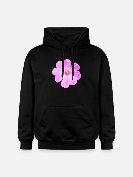 fleur - Sweat à capuche Softstyle® Gildan Unisexe - noir