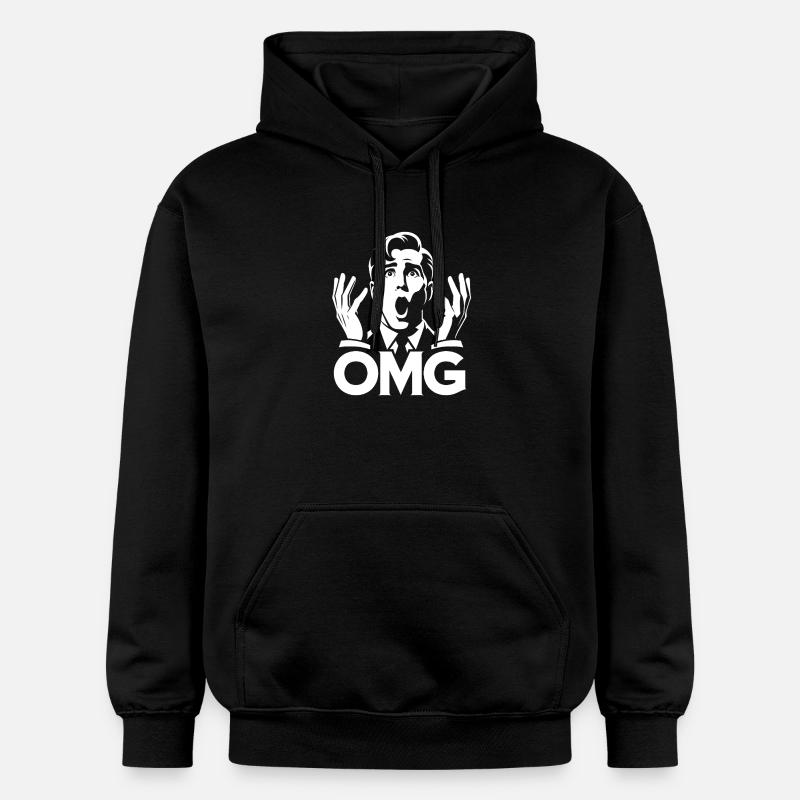 OMG Expression Pop Art - Sweat à capuche Softstyle® Gildan Unisexe - noir