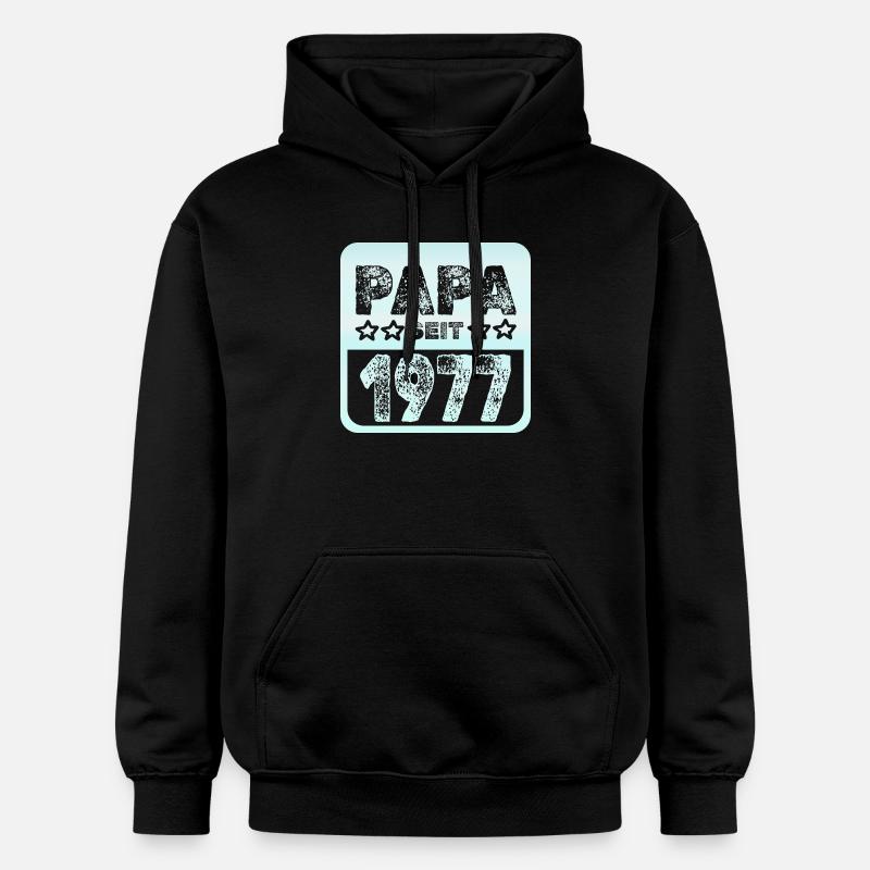 1977 - Sweat à capuche Softstyle® Gildan Unisexe - noir