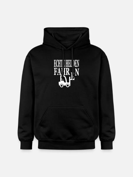 Gabelstapler - Gildan Unisex Softstyle® Midweight Hoodie - Schwarz