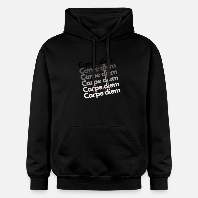 carpe diem - Sweat à capuche Softstyle® Gildan Unisexe - noir