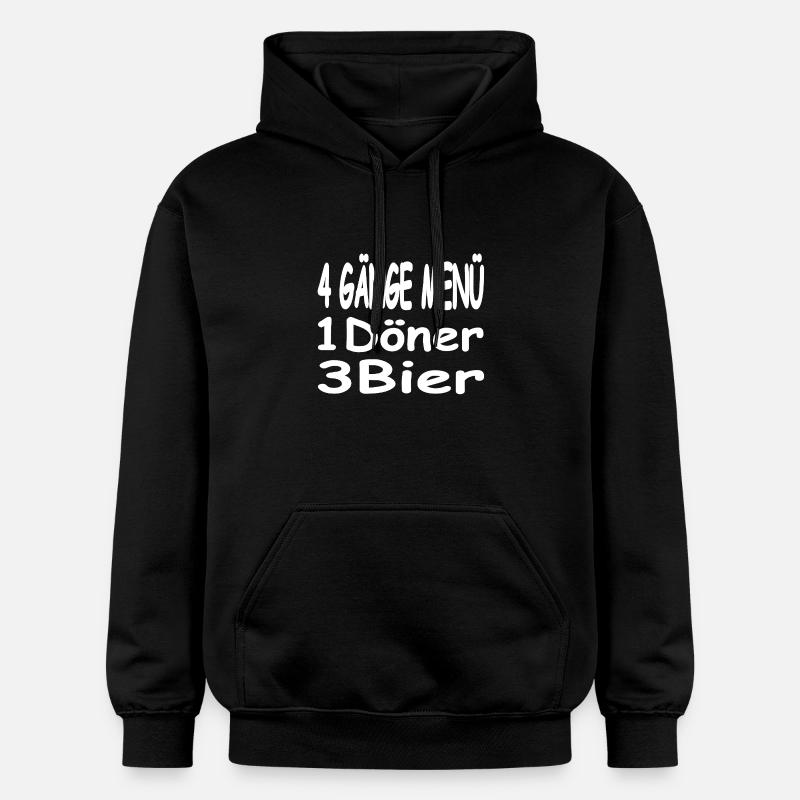 Bier - Gildan Unisex Softstyle® Midweight Hoodie - Schwarz