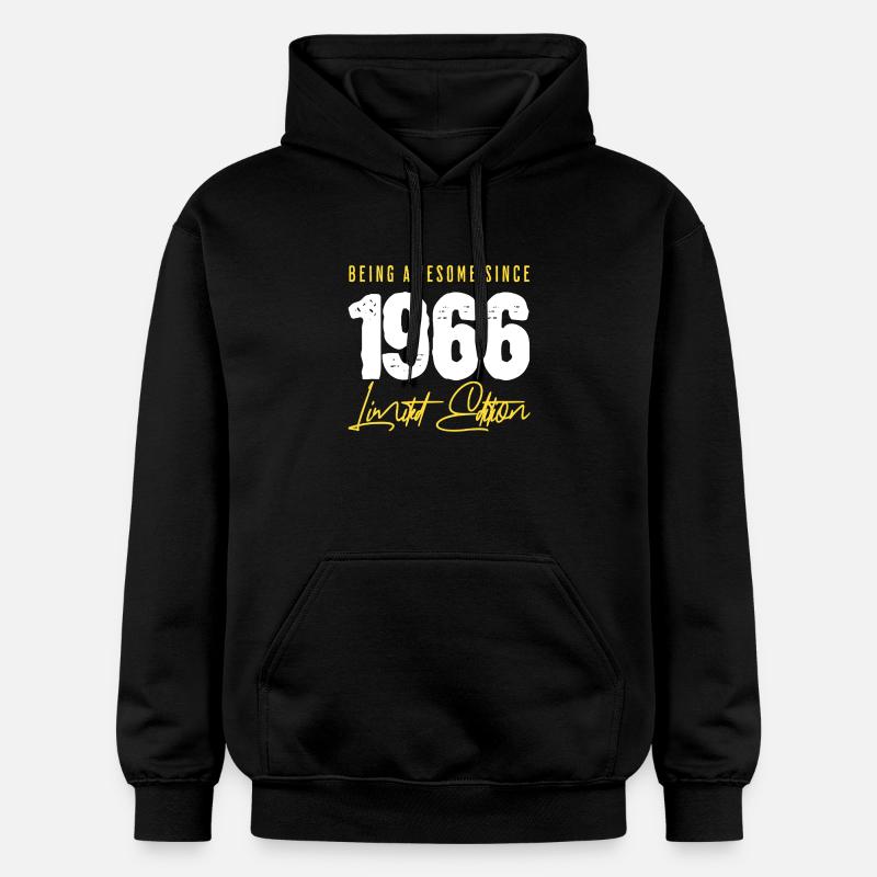 1966 Né 60e anniversaire - Sweat à capuche Softstyle® Gildan Unisexe - noir
