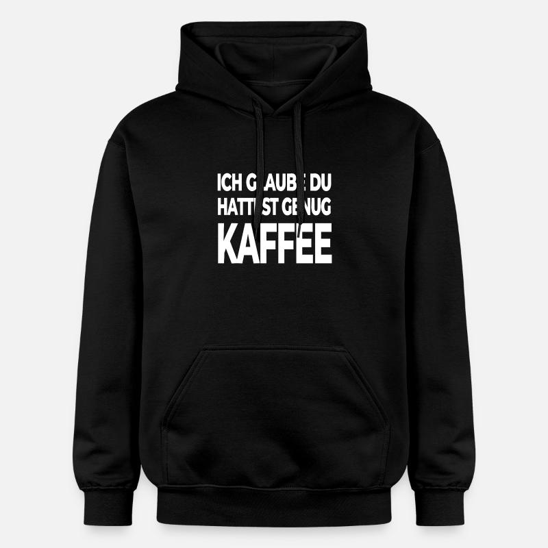 Kaffee - Gildan Unisex Softstyle® Midweight Hoodie - Schwarz