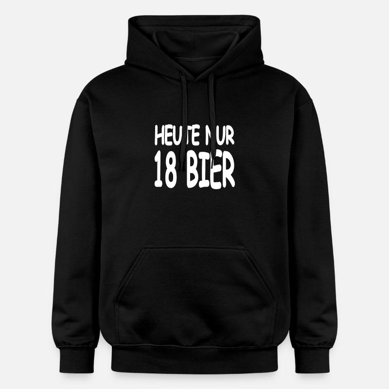 Bier - Gildan Unisex Softstyle® Midweight Hoodie - Schwarz