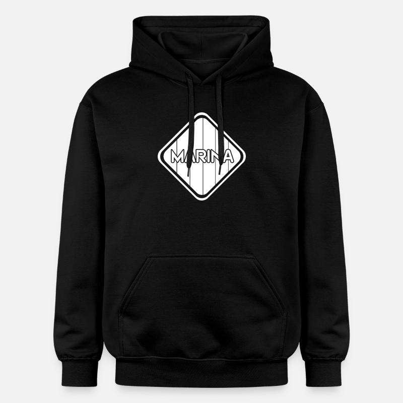 avant - Sweat à capuche Softstyle® Gildan Unisexe - noir