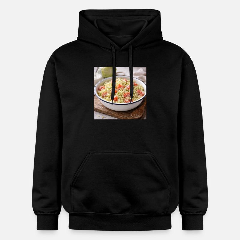 Salade crémeuse de chou et tomate - Sweat à capuche Softstyle® Gildan Unisexe - noir