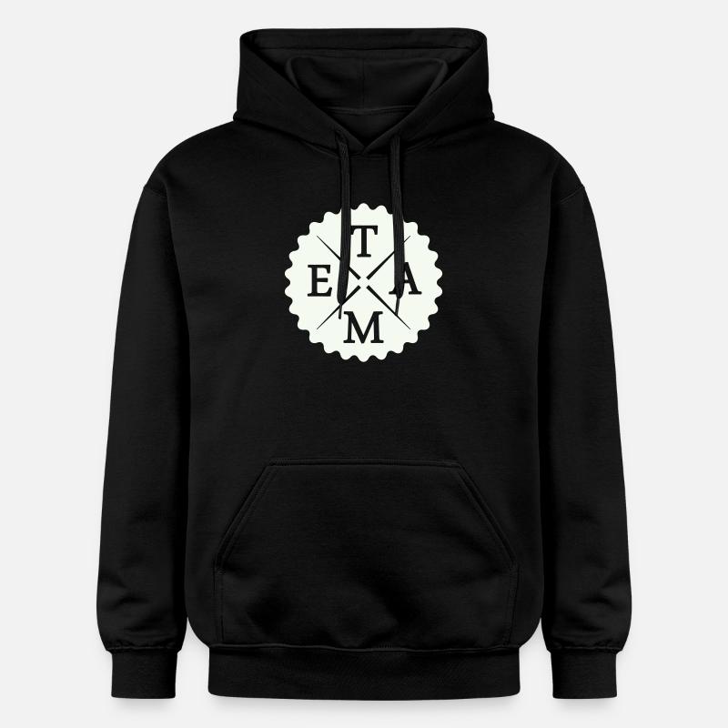 Équipe - Sweat à capuche Softstyle® Gildan Unisexe - noir