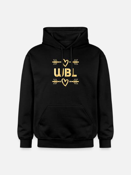 Stationsleitung WBL Wohnbereichsleitung - Gildan Unisex Softstyle® Midweight Hoodie - Schwarz
