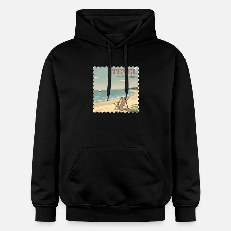 Texel Noordzee - Sweat à capuche Softstyle® Gildan Unisexe - noir