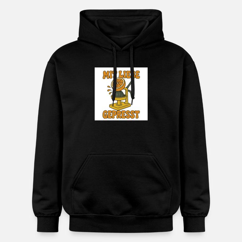 Mit_Liebe_gepr - Sweat à capuche Softstyle® Gildan Unisexe - noir