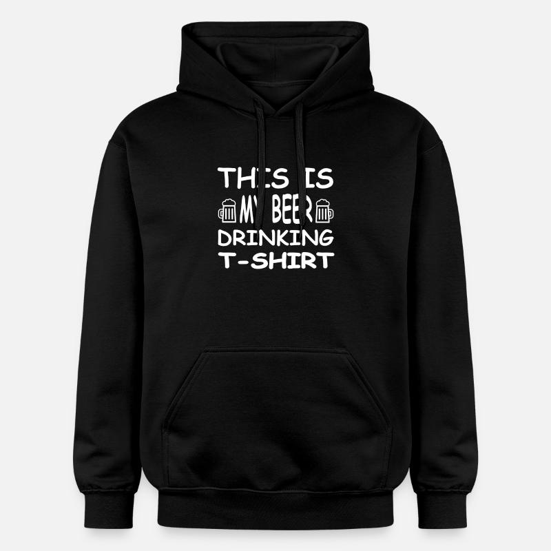 Bière - Sweat à capuche Softstyle® Gildan Unisexe - noir