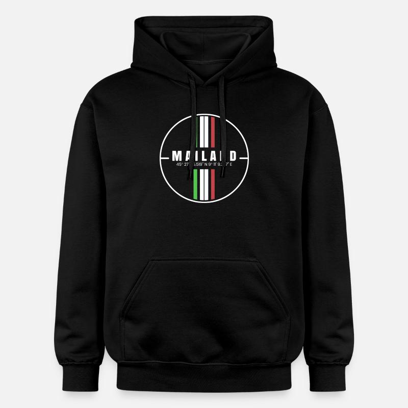 Milan Coordinates - Gildan Unisex Softstyle® Midweight Hoodie - black