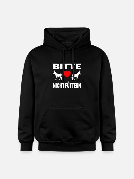 âne - Sweat à capuche Softstyle® Gildan Unisexe - noir