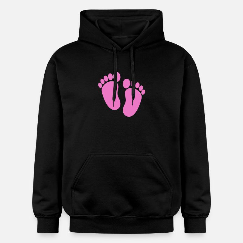 Pieds de bébé - Sweat à capuche Softstyle® Gildan Unisexe - noir