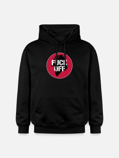Fuck Off! - Greenland / Grønland  - Gildan Unisex Softstyle® Midweight Hoodie - black