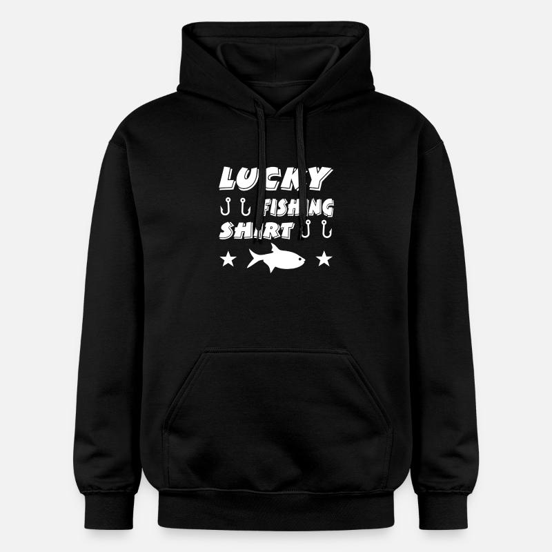 Pêche - Sweat à capuche Softstyle® Gildan Unisexe - noir